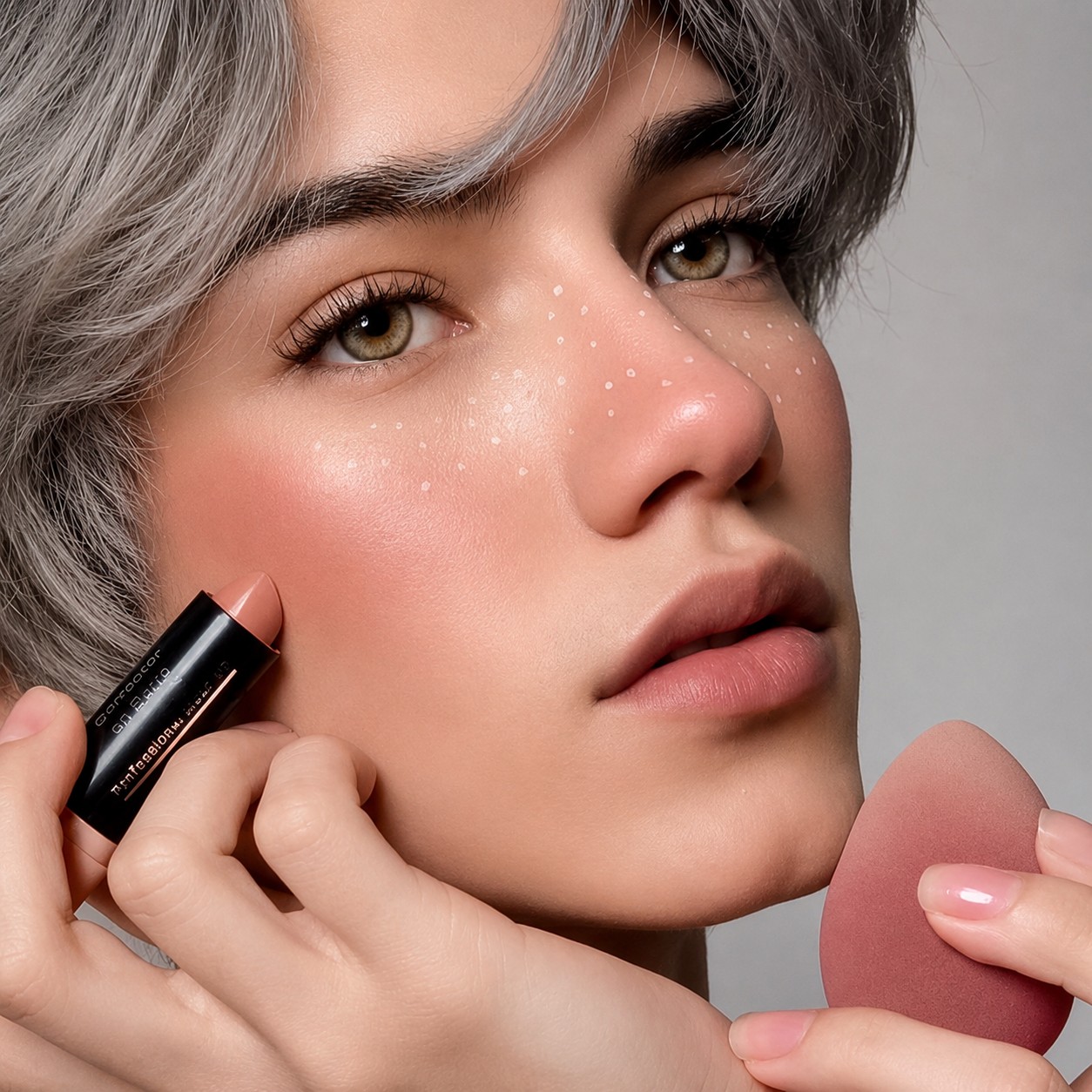 Andrés Galdino, Anndy — maquillaje editorial